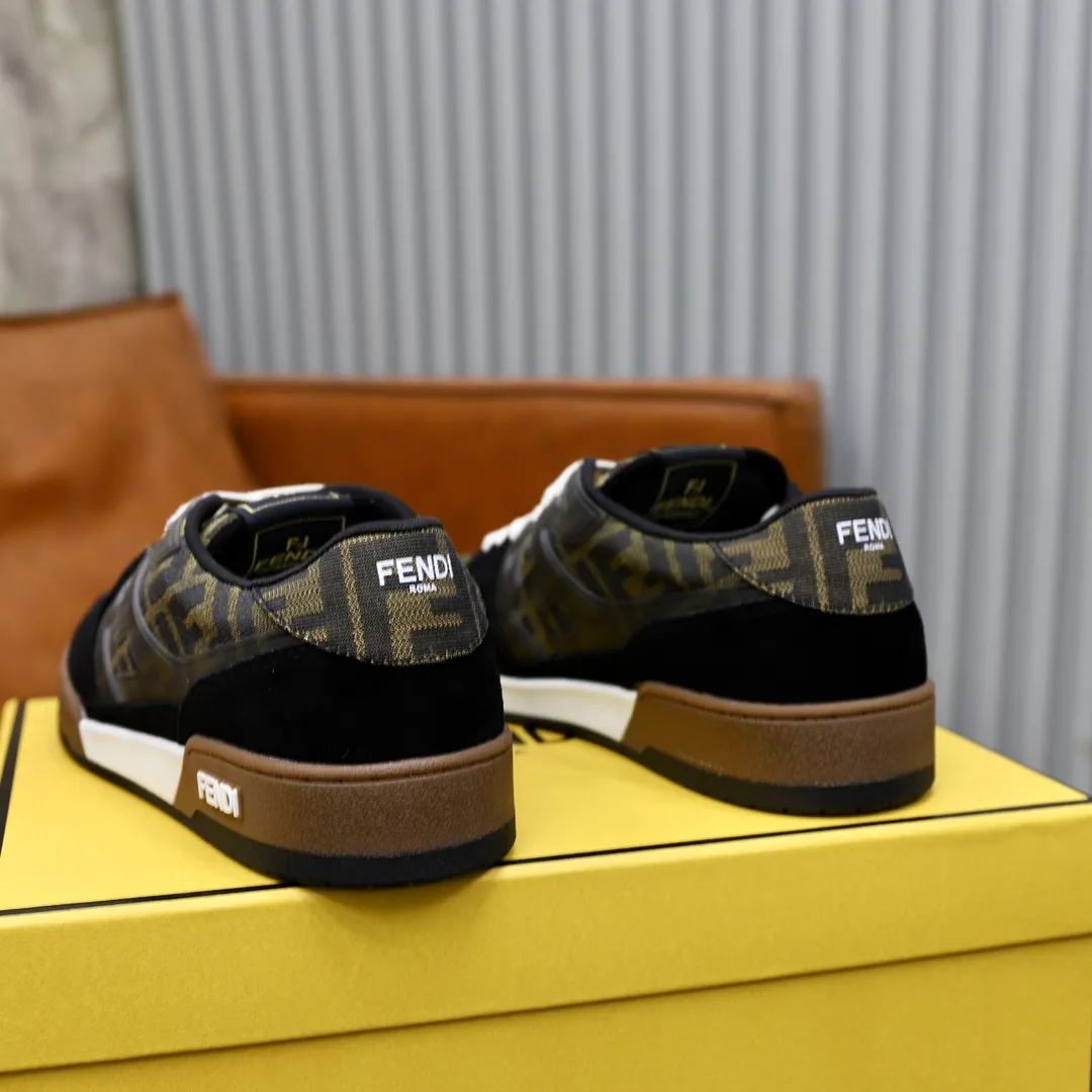 Ex-factory price: 580🔥Couple model (top original order) Brand: FENDI Size: 35-44 (customized for men 38 and 45) Grade: original order quality high version Material: imported original cowhide stitching➕ high-quality and comfortable lining original TPU lightweight non-slip outsole Style category: travel fashion casual shoes versatile trend